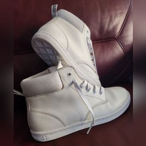 Dr. Martens White Lace Up Boots